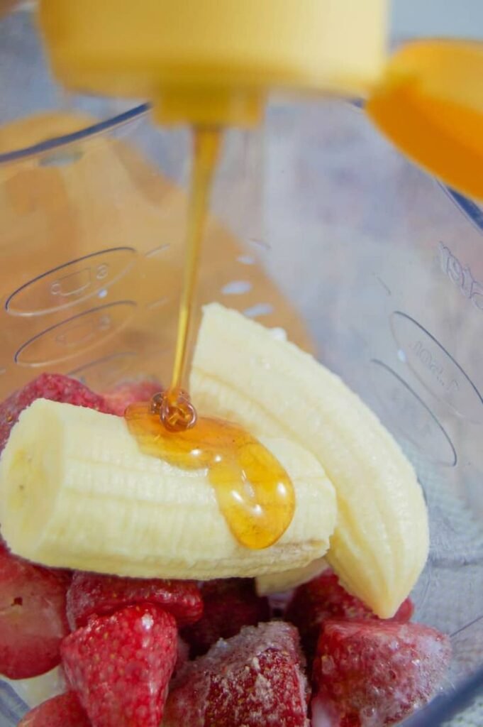 Vitamina de Morango e Banana