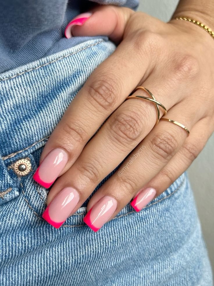 Unhas Rosas Delicadas