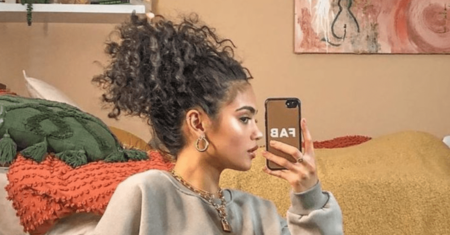 5 ideias de Penteado Cabelo Cacheado Preso Simples