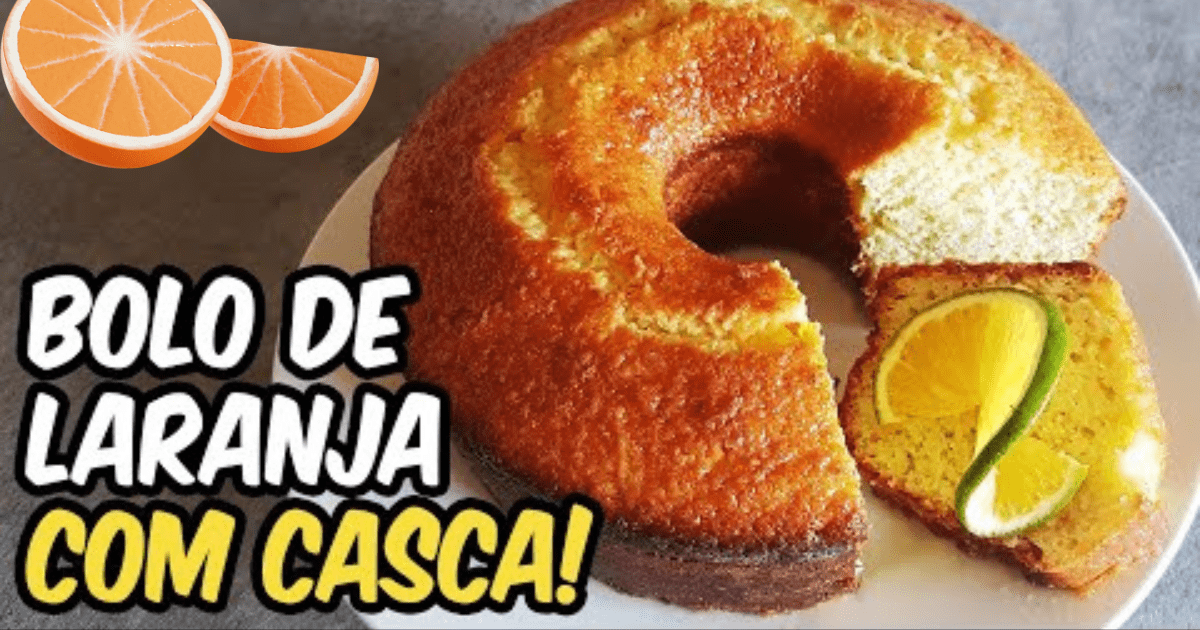 Bolo de Laranja com Casca