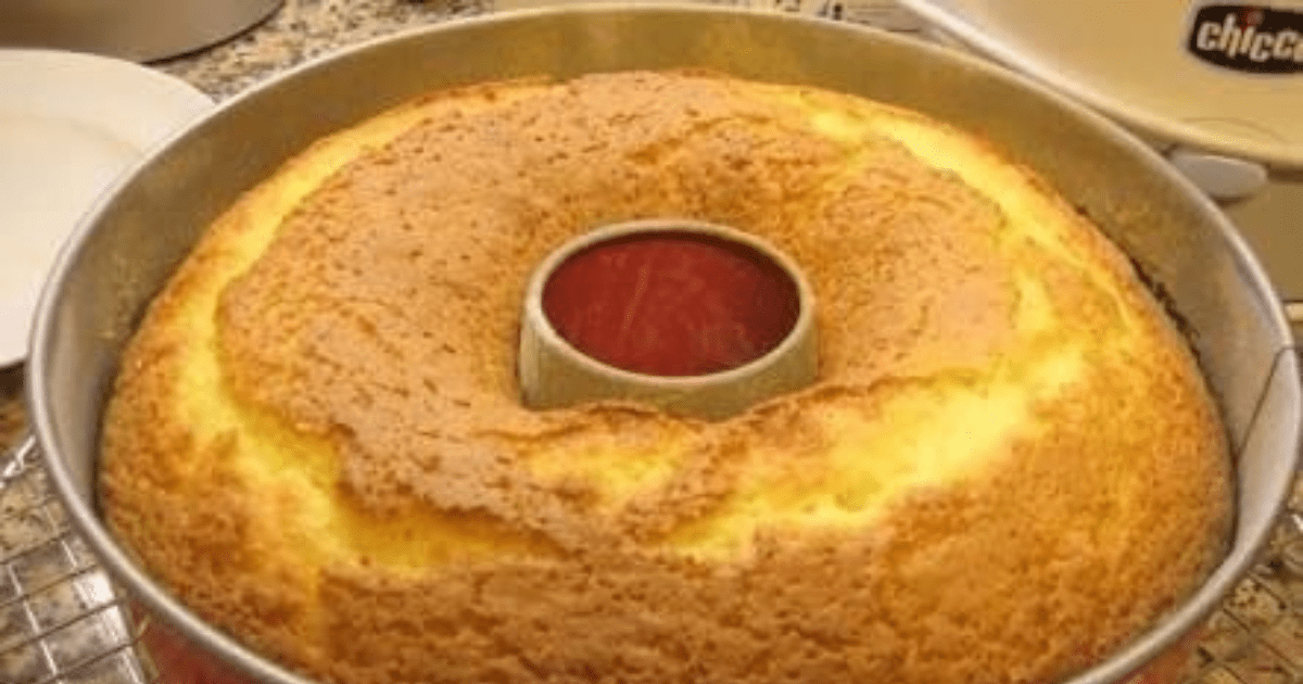 Bolo de Laranja no Liquidificador