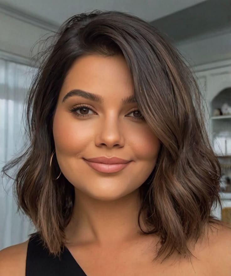 Penteado para Rosto Redondo