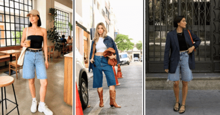 Bermudas Jorts: o que é, como usar e 12 ideias de looks para combinar